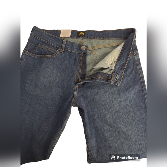 Lee Men's Regular Straight 5-Pocket Jeans - Tinted Midshade Size 36 X 30 - Picture 4 of 11